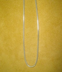 Chaine et bracelet argent maille serpent